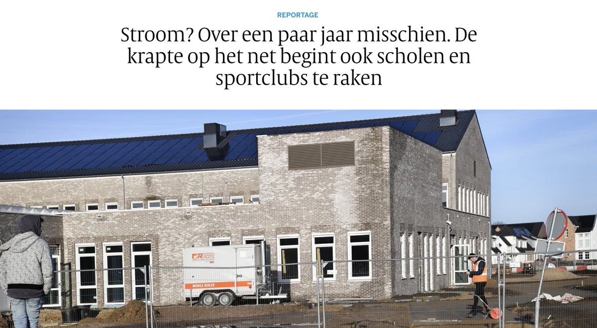 Mijn hemel... Inmiddels wachten 9400 bedrijven en instellingen op een (zwaardere) aansluiting voor het afnemen van stroom. In juli waren dat er nog 'maar' 6000. En op de wachtlijst voor teruglevering van stroom staan er 10.000, tegen vorig jaar 8000. volkskrant.nl/binnenland/str…