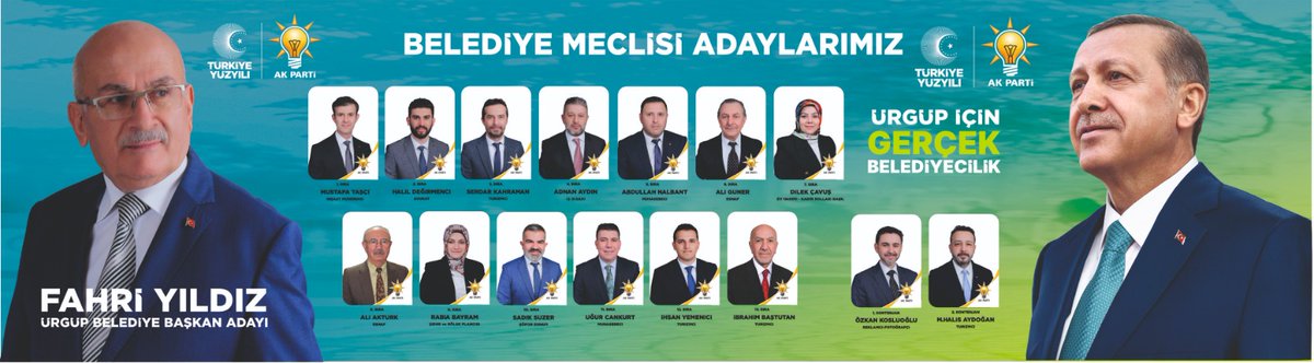 Bir Dünya Kenti #ÜRGÜP  için Meclis Üye listemizi oluşturarak listemizi İlçe seçim Kuruluna Teslim ettik. Seçkin aday listemizle ÜRGÜP için #DurmakYokYolaDevam
Hayırlı Olsun....