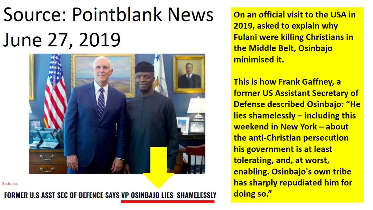 NdidiUwechue's tweet photo. @aai_austin #WillingTOOLS Osinbajo has a global reputation for "lying shamelessly". It's only in #Nigeria that anything called "pastohhhh" is honored without question. See 👇
#NINASisRight #End1999Constitution #TransitionNow #RenegotiateNIGERIA https://t.co/EsueDS1RRz