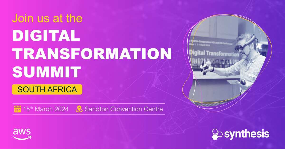 Visions can be a reality. That’s why we are excited to be a sponsor that the Digital transformation summit on the 15th of March. See you there! digitransformationsummit.com/south-africa/ #digitaltransformation