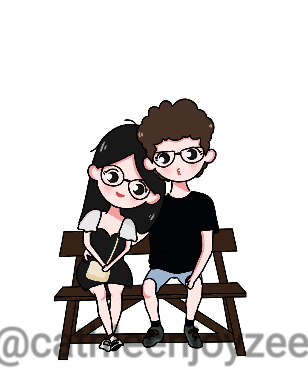 cathleenjoyzeee's tweet photo. thank u so much for this art commission ate micha! @ARTSYMICHA my bf and i loved it sm 🥹🫶 https://t.co/iI3EscKPWj
