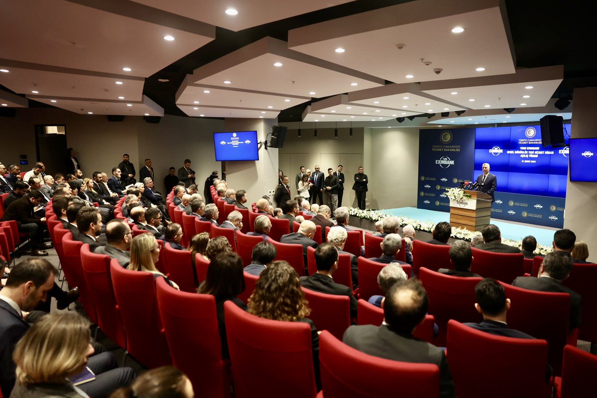 omerbolatTR's tweet photo. Türk Eximbank’ın yeni genel müdürlük binasının açılışı için düzenlenen programa katılım sağladık.

Ülkemizin dış ticaret hacminin artırılması ve ihracatçılarımızın uluslararası alanda rekabet edebilmesi adına destekleriyle ekonomimize katkı sağlayan Türk Eximbank misyonuna yeni yerinde devam edecektir.

Türk Eximbank’ın ihracatçılarımıza ve yatırımcılarımıza daha etkin, verimli ve yenilikçi hizmetler sunmasına vesile olacak yeni yerleşkesinin hayırlı olmasını diliyor, emeği geçenlere teşekkür ediyorum.