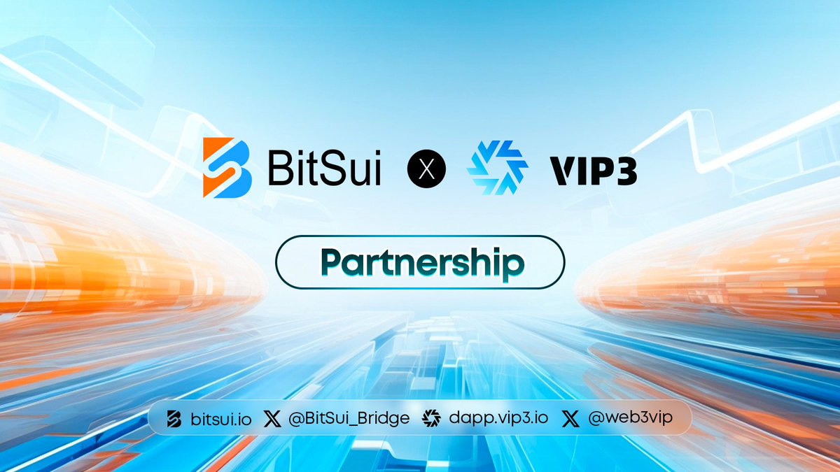 🌟 Big news on the horizon! We're thrilled to unveil our collaboration with <a href="/BitSui_Bridge/">🟠 BitSui</a>, the unifying billions of liquidity between Bitcoin network and <a href="/SuiNetwork/">Sui</a>, incubated by <a href="/SuiPadxyz/">SuiPad 🌊 - Launchpad on Sui</a>.

👀 Keep an eye out for exciting joint projects and forthcoming benefit!