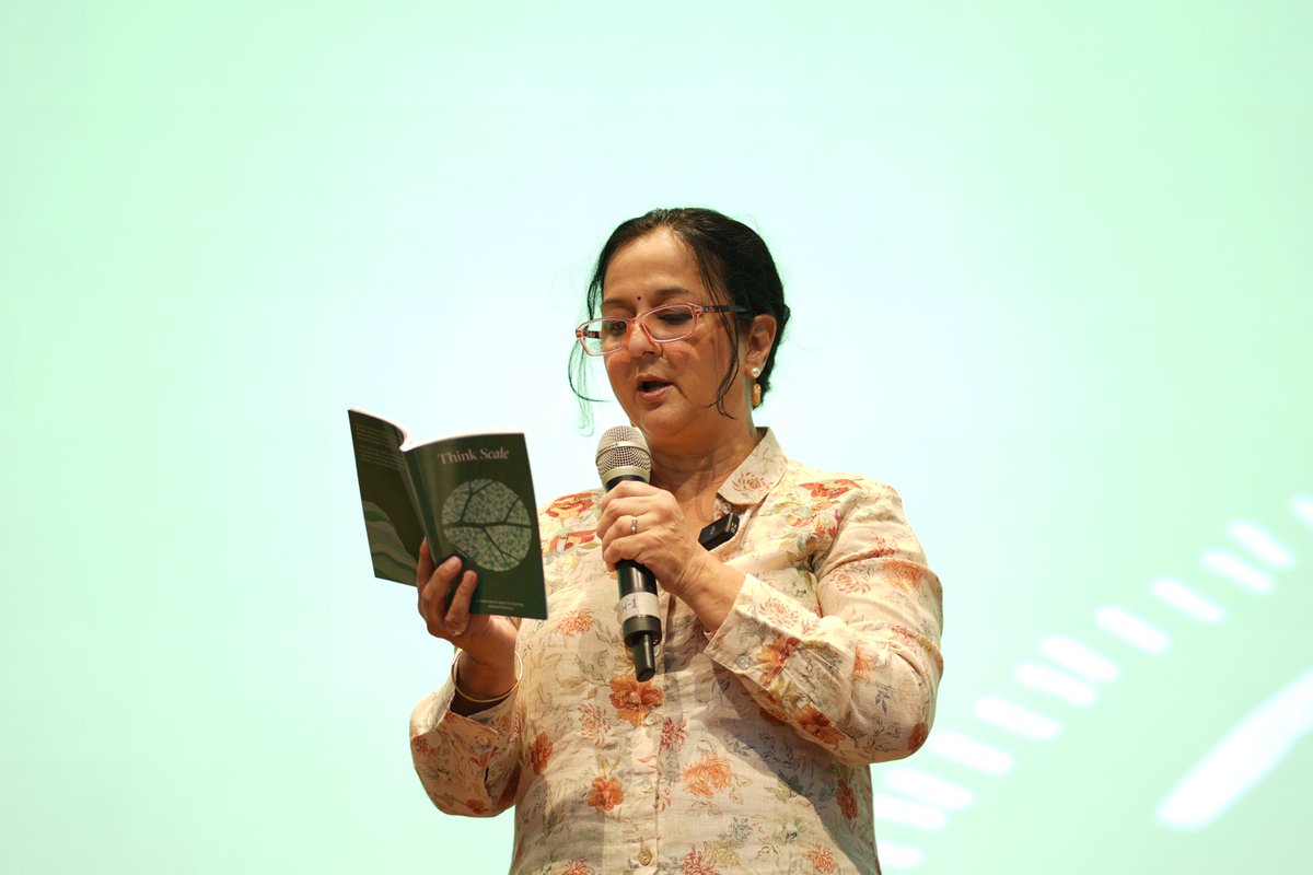 SocietalThinkng's tweet image. So thrilled to have Rohini Nilekani launch Think Scale – a book for change leaders, thinkers &amp;amp; funders who care about impact@scale:
striking-ideas.com/think-scale

@RNP_Foundation 

#thinkscale #booklaunch