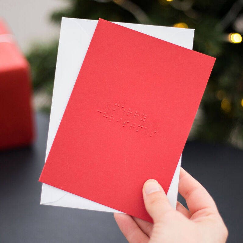 dottyabtbraille's tweet image. So I got an exciting email yesterday, my braille Christmas cards are finalists at the Gift of the Year awards, in two categories! 🥂

#GOTY24 #GiftOfTheYear24 
#Braille #BrailleCards