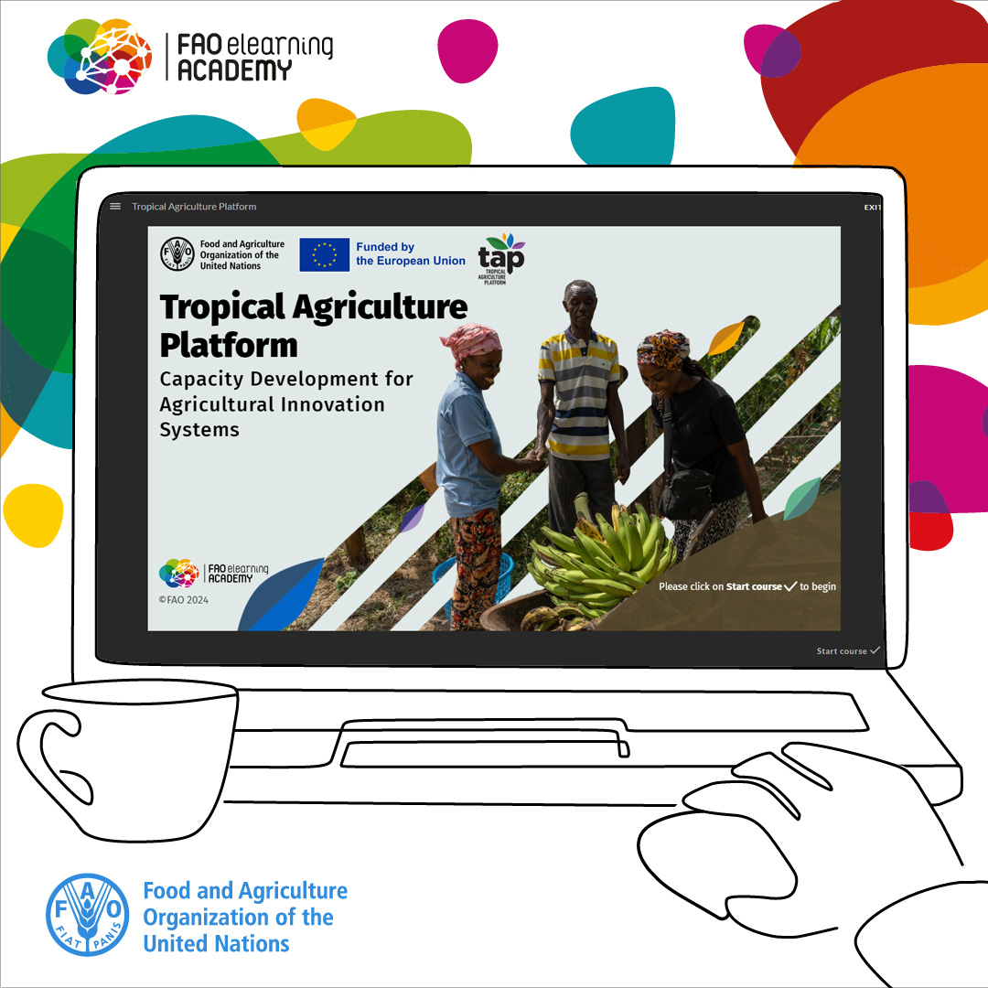 #JustReleased

We just launched a new eLearning course with @FAO!

Dive into Agricultural Innovation Systems concepts & #capacitydevelopment strategies in 6 engaging lessons! 👩‍🌾

Free, certified & available now! 

🌴elearning.fao.org/course/view.ph…
#AgInnovation