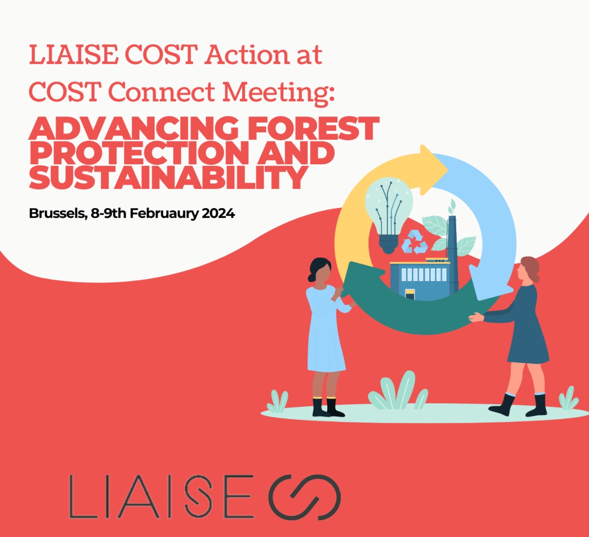 Liaise_project's tweet photo. Great discussions at the recent #COSTConnect meeting in Brussels focusing on "Forests Protection and Sustainability." LIAISE #COSTAction is proud to be part of this collaborative effort, working towards a sustainable future.
#Research #Networking https://t.co/keZFJMiWS8