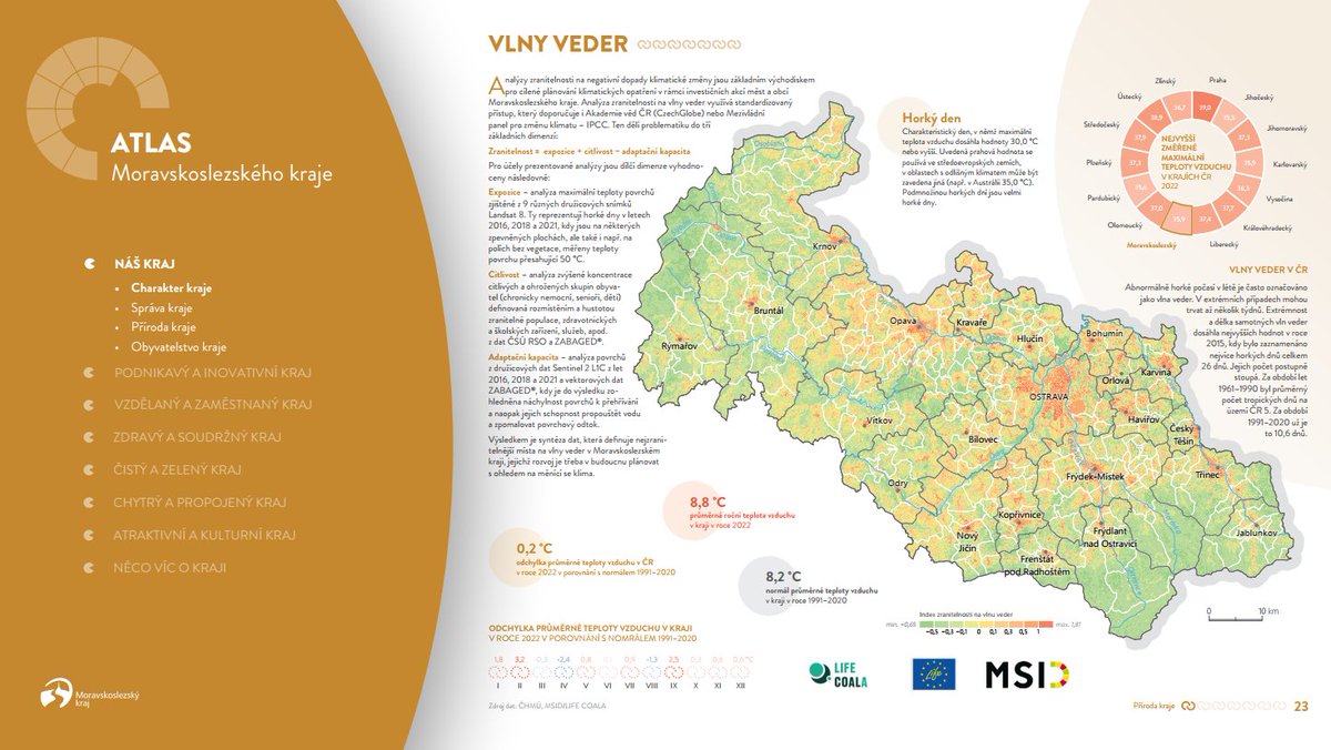 UrbanPlannerCZE's tweet photo. 🌟 The second edition of the Moravian-Silesian Region Atlas is here! Discover insights on commuting, secondary education, and more. Explore it through the story map: https://t.co/SnoTbbCngL or download the full version: https://t.co/lImHEbLatH 🗺️ #AtlasMSK https://t.co/tzGS0RXYVn