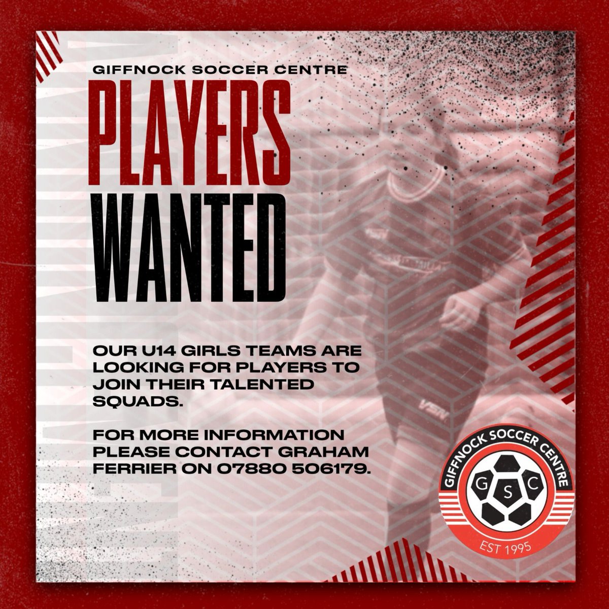 Giffnock Soccer Centre are looking for players for their U14s girls team- please share. <a href="/ShawlandsPe/">Shawlands Academy PE</a> @ActiveschoolsST @activeschoolsRK @ActiveSchoolsNT @activeschoolsCC @ActiveSchoolsLM @activeschoolsSF @JHemminsgley @activeschoolsAD <a href="/chelsiewatson_/">Chelsie Watson</a>