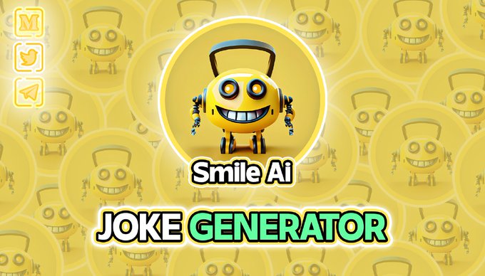 SmileAiOfficial's tweet image. Our joke generator is here to bring 
some smiles to your face!😁

It&apos;s full of jokes and funny vibes that will bring you joy to your crypto blockchain.

Come check it out and have a laugh!
👉smileai.lol/chat
#Crypto #cryptocurrency #memecoin #cryptomarket