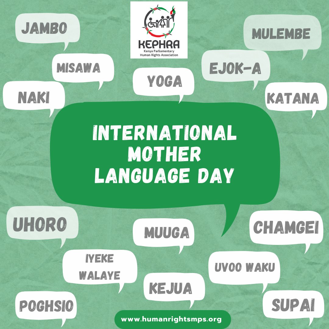 Every language is a vital thread in the tapestry of human rights. On #MotherLanguageDay, we celebrate linguistic diversity as a fundamental aspect of cultural identity & expression. Let every voice be heard & every language cherished! What is 'hello' in your mother language?