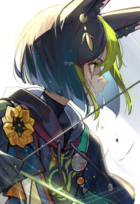 ボロボロ師匠見たい #Tighnari #原神 