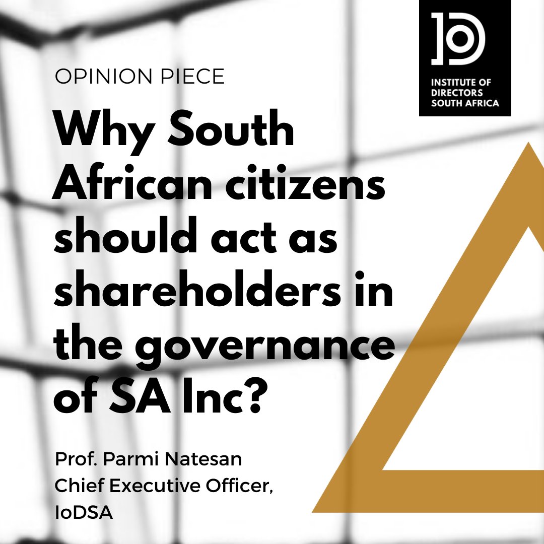 Prof Parmi Natesan, 'It's a call to action, recognising that accountability, transparency, and voter engagement are paramount for effective governance.' bit.ly/IoDSA-Opinion-… 

#SAElections24 #VoterEngagement #SouthAfrica #2024Elections