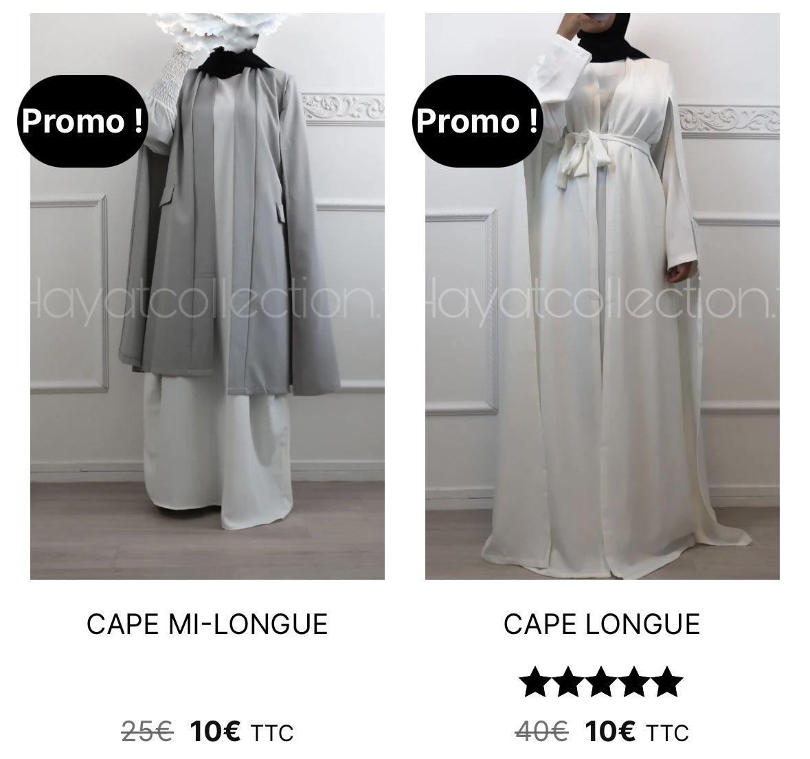 HayatCollection's tweet image. Est-ce que je viens de passer tous nos articles à 10€ sur un coup de tête ?
Absolument 🫣

hayatcollection.fr