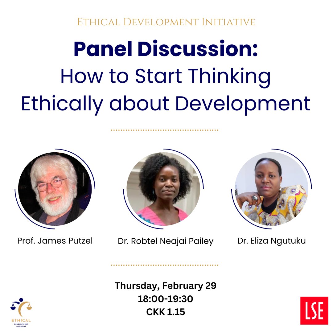 I’m looking forward to participating in this student-run Ethical Development Initiative (EDI) panel next Thursday, 29 February, where we will reflect on the #ethical conundrums of #development #research, #policy and #practice.