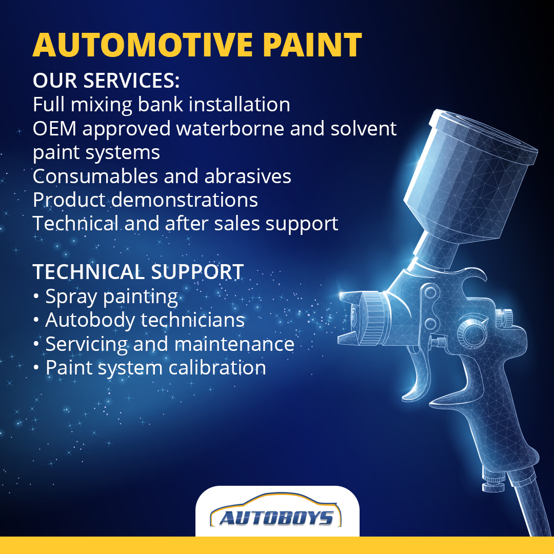Nothing is more disappointing than having the tiniest scratch on your sweet ride. Get the shine back in your car with South Africa’s most comprehensive automotive paint solutions offered by us! Check the below paint solutions we can offer your car. 👉: autoboys.co.za