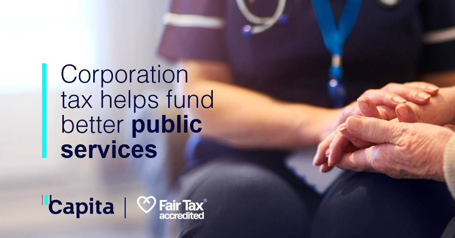 CapitaPlc's tweet photo. Tax contributions are a key part of the positive social & economic impact made by business, helping communities we operate in deliver valuable public services. We’re proud to have retained our #FairTaxMark, helping to promote responsible tax conduct. #CreatingBetter @FairTaxMark https://t.co/hAU87F1Dn8