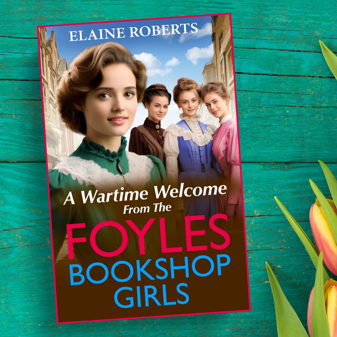 Happy publication day to #AWartimeWelcomefromtheFoylesBookshopGirls by <a href="/RobertsElaine11/">Elaine Roberts</a> ! 🧡 The start of a new emotional wartime saga series about friendship, duty and hope, all set in the beloved Foyles bookshop! Get your copy and meet the girls 📖 mybook.to/bookshopgirlss…