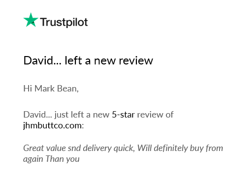 jhmbuttco's tweet photo. We get 100's of great reviews every year. This means so much to us as a company! https://t.co/Mn26vEogcD