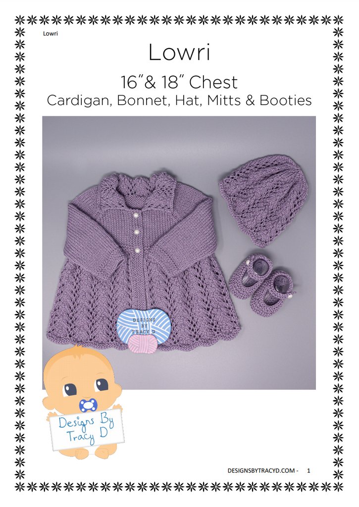 DesignsByTracyD's tweet photo. 😍 85. Lowri - Download 😍 

This knitting pattern is available as a PDF via digital download as well as a posted paper copy.

👉 https://t.co/PuC9Ef96ZV

#knitting #crochet #knittingpatterns #babyknitting https://t.co/dIkZ0WE59A