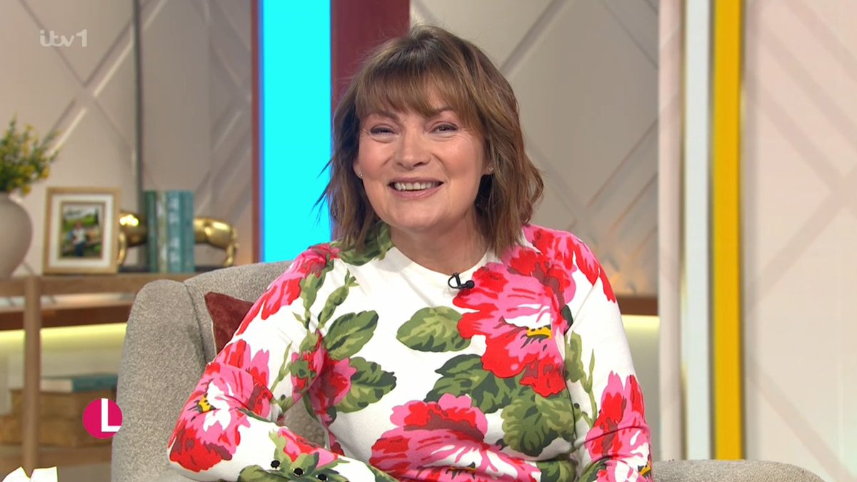 LorraineKWatch's tweet photo. Lorraine Kelly hosted her own show this morning

Congratulations #Lorraine, you have hosted 27 out of 37 (72.9%) episodes this year https://t.co/LyVGkFVNkp