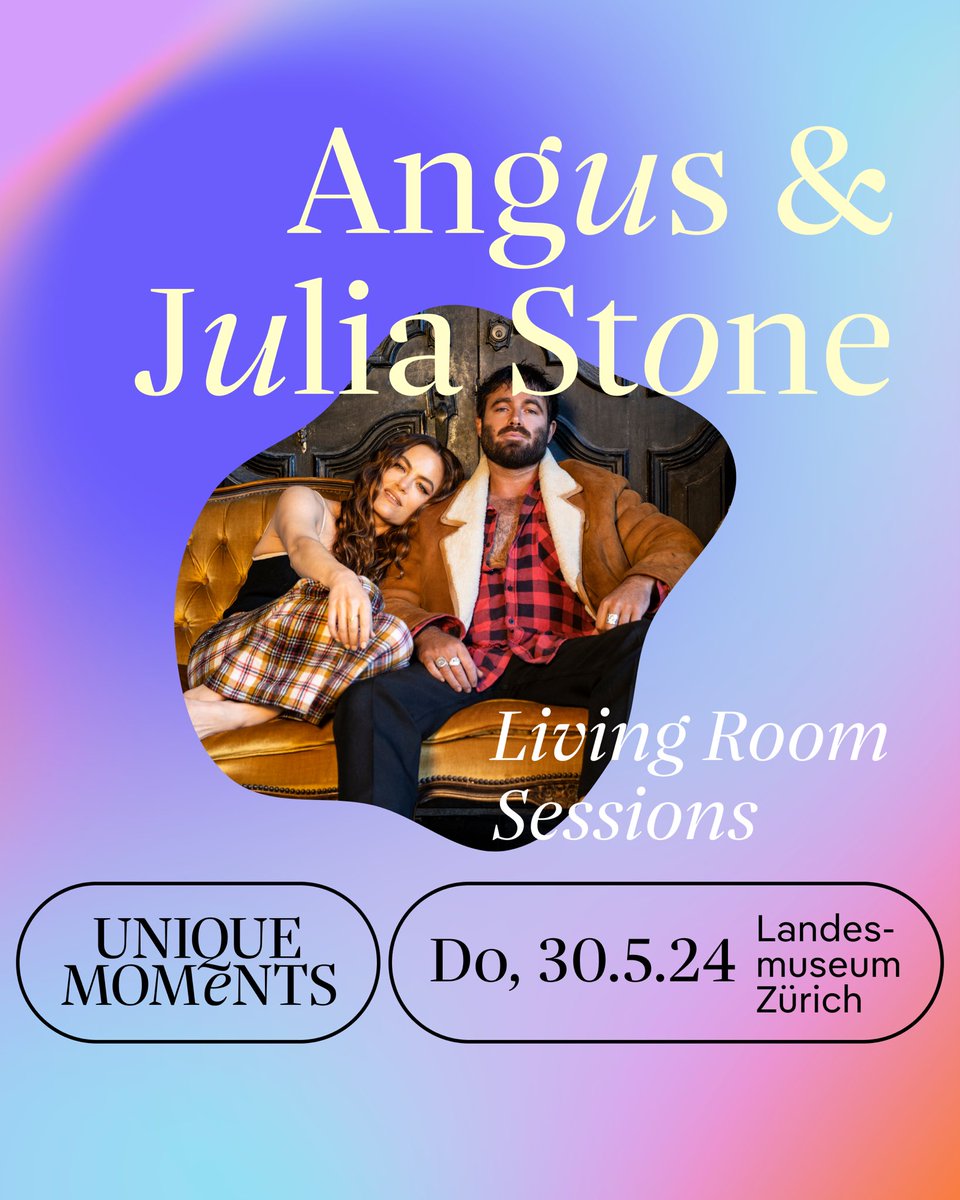 UNIQUE MOMENTS FESTIVAL |   Join us for an intimate set in the historic courtyard of the National Museum of #Zurich 30.05.24.   We can’t wait to play this show! See you there! 💜
