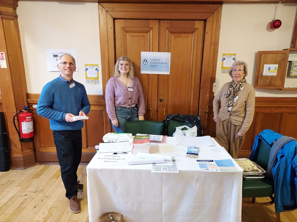Thanks to Stephen, Helen and Grace for holding the fort at the GAS stall over the weekend at the excellent #SSASC2024 @UofGArchSoc conference. We'll tweet soon with news on the lucky students who won a free year's membership and book bundle & Amazon gift card! 📸Thomas Milburn