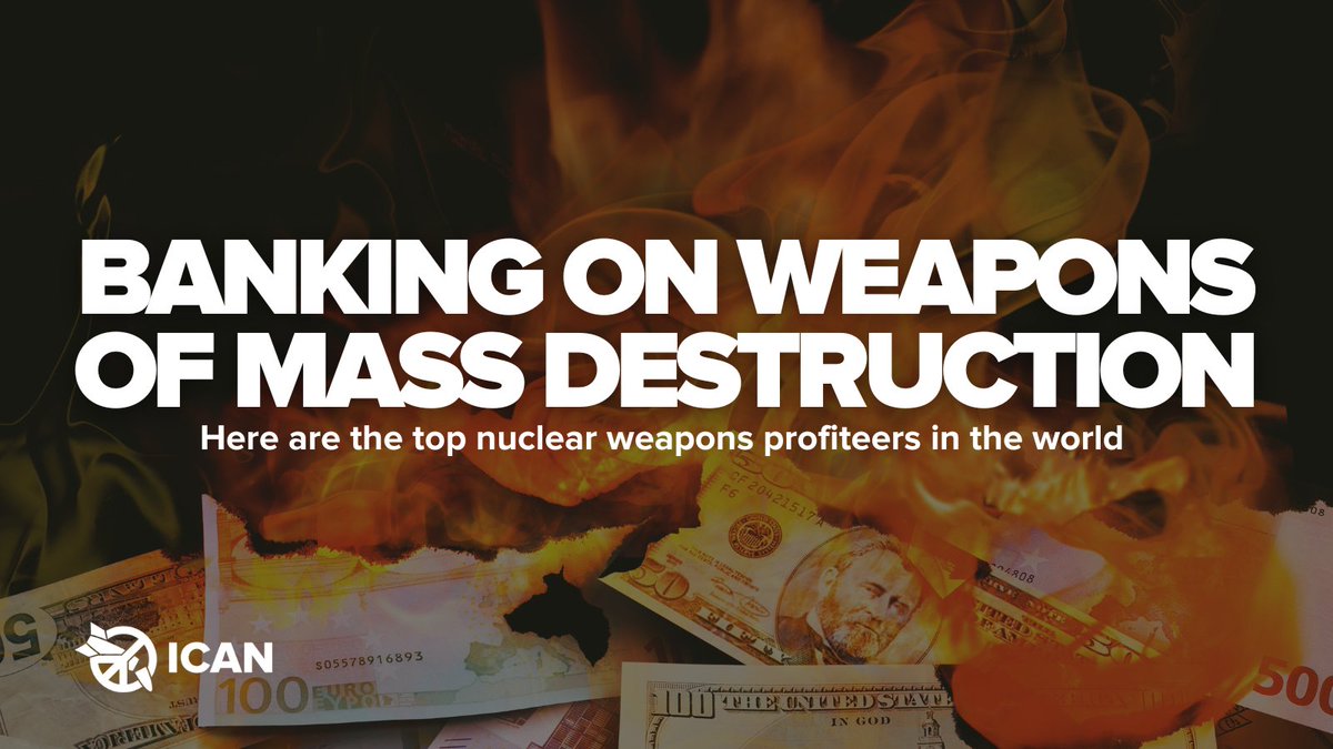 📢Breaking: The 'Untenable Investments' report is out! Despite a decrease in investors, the funding for nuclear weapons companies has increased. It's time to divest from this deadly industry. Read the report and help us amplify it here: dontbankonthebomb.com/?p=8259 #DBOTB #NuclearBan