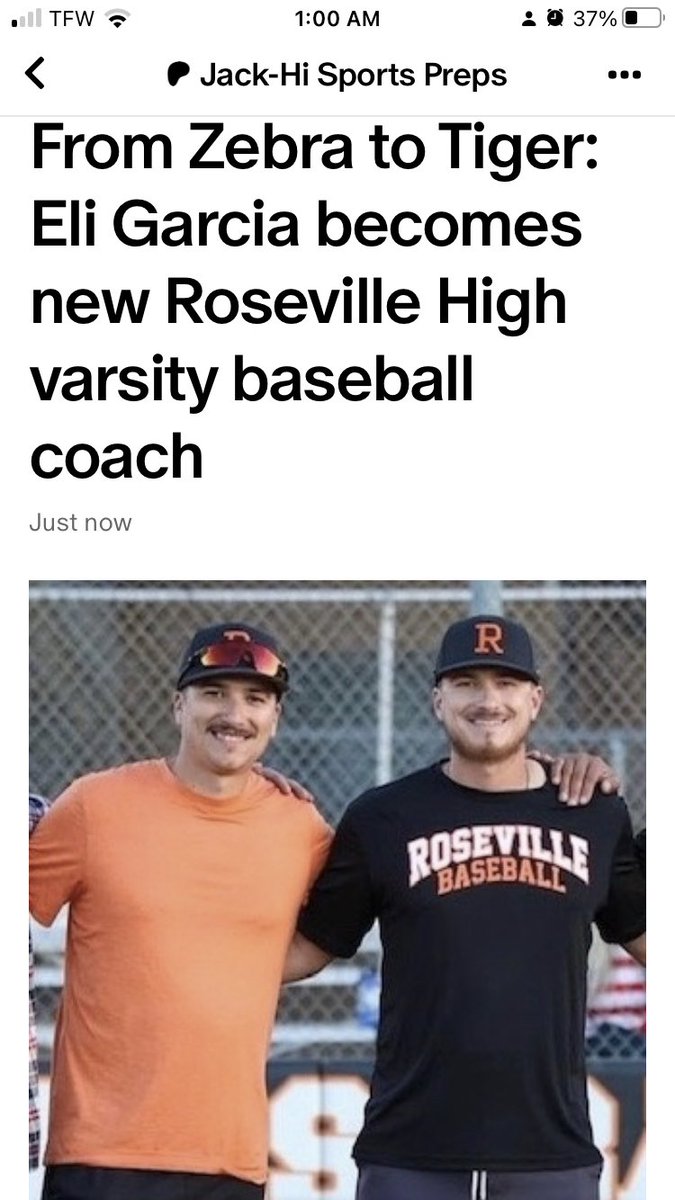 New article up on my Patreon! There’s a new head coach at @RosevilleBSB, Lincoln High alumnus and former @lincolnpotters @scwolverines player Eli Garcia. His brother @TheIsaiahGarcia will join him on staff. Full article about Garcia’s journey through baseball up on my page!