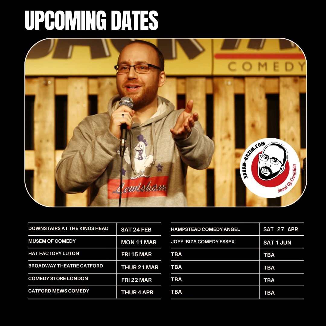 Some of my upcoming gigs