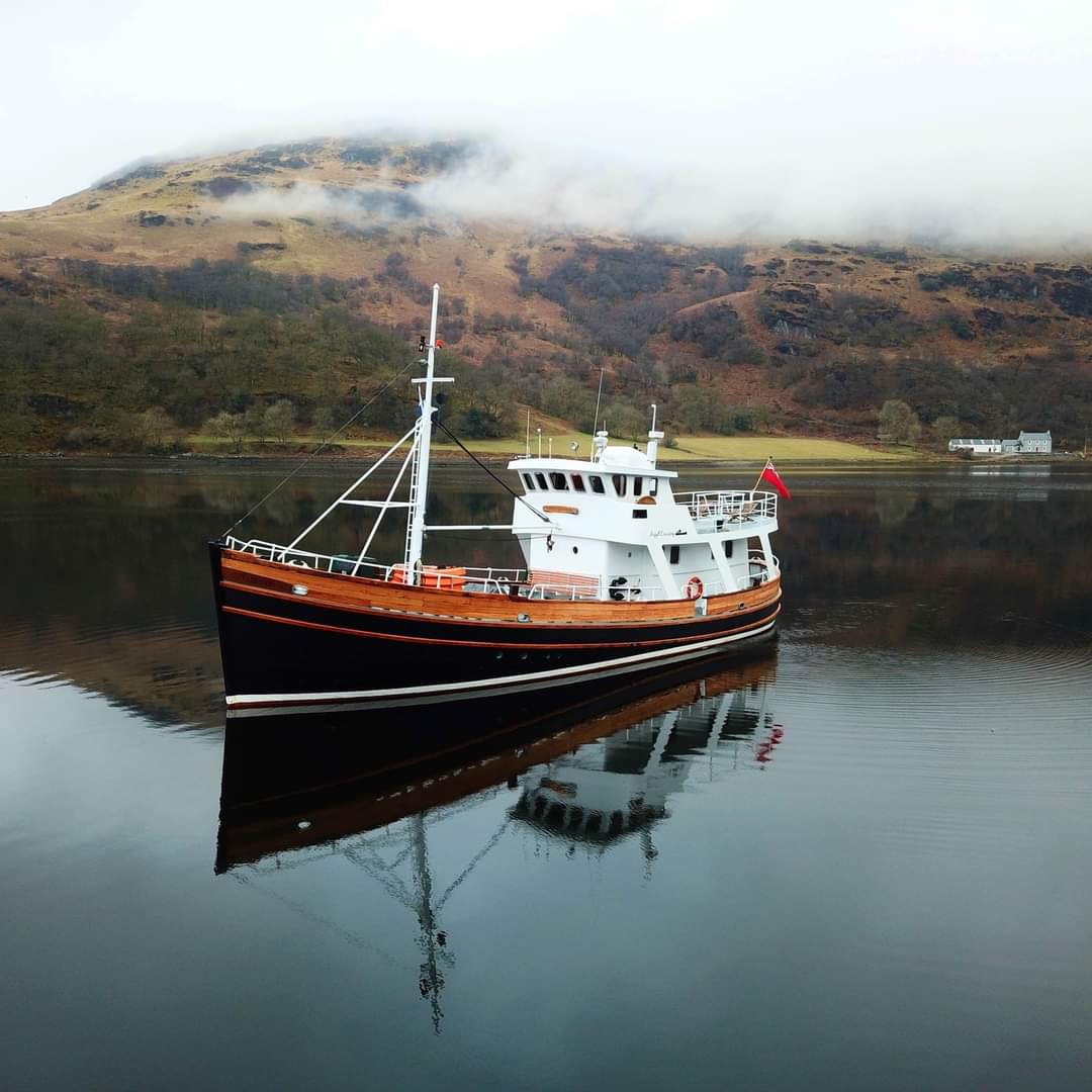We're in the March/April edition of Scotland Magazine. Find out more about small boat cruising with us here: bit.ly/3OMa276