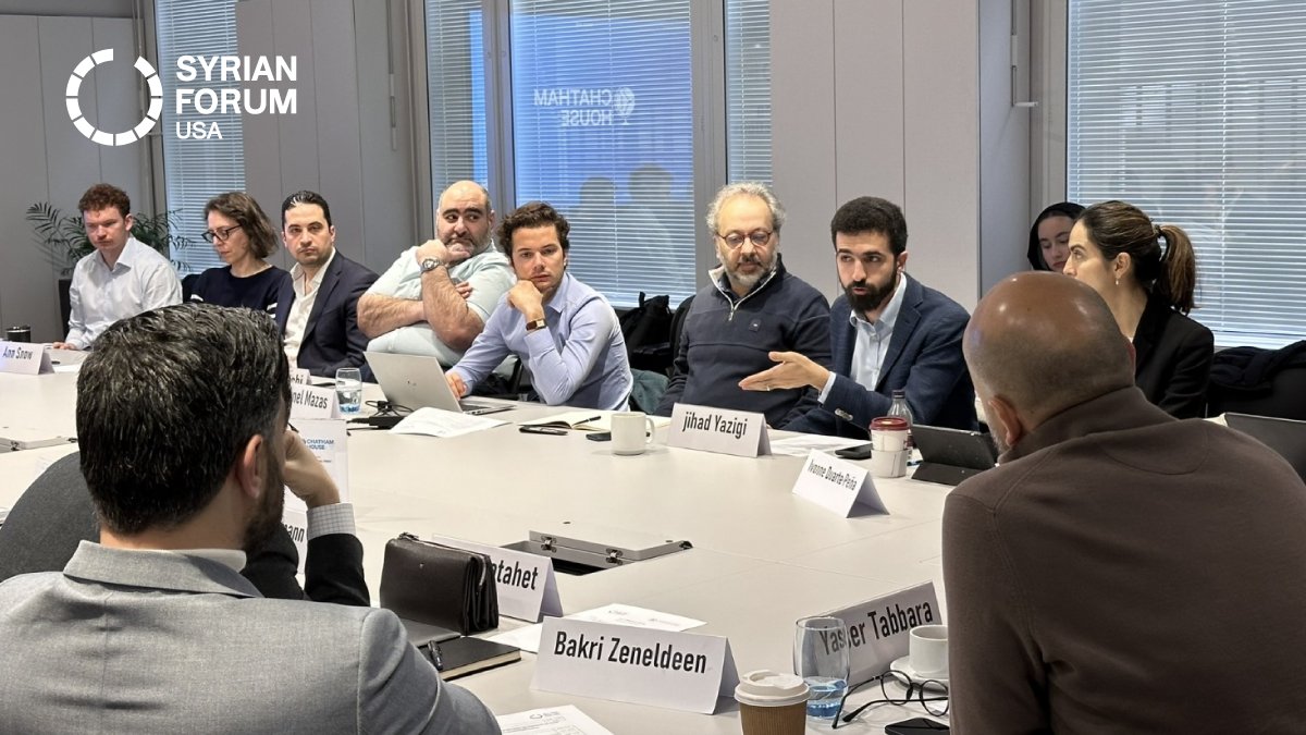 Karam__Shaar's tweet photo. We spent the past two days presenting and discussing our research at @oopensyr and @OmranDirasat under the Syria Sanctions Policy Program (SSPP), an initiative I have the pleasure of leading with the support of the Syrian Forum.

Our next workshop on enhancing the efficacy of sanctions at the MEI in Washington DC will focus more on US sanctions and their impacts on the banking sector, humanitarian conditions, and the Assad regime.

Researching sanctions doesn't make you many friends but it's a must in light of the current situation.

More about the SSPP here https://t.co/vLMvpgytF1