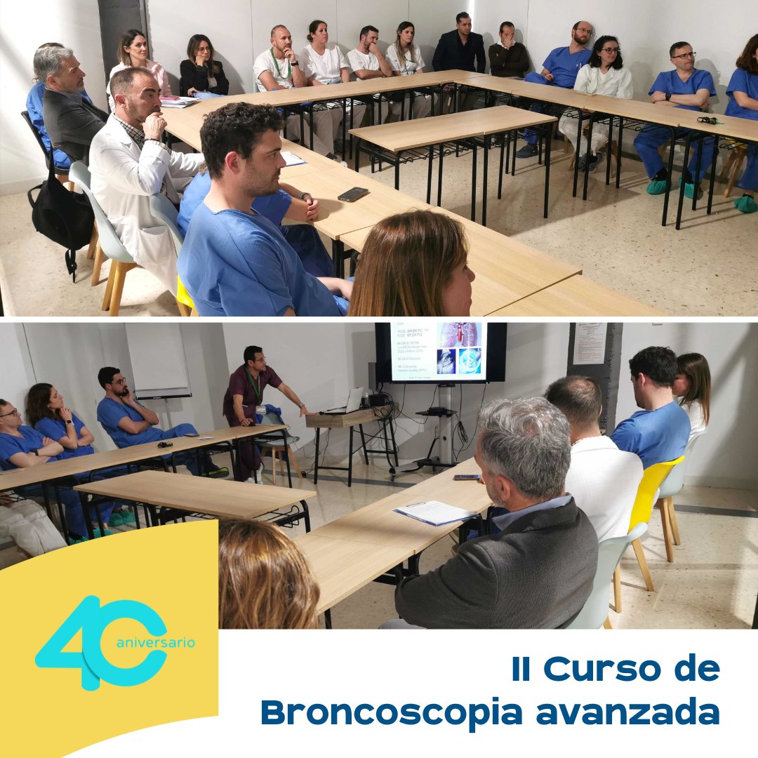 Hospital Universitario Torrecárdenas (@torrecardenashu) on Twitter photo ➡️ 'II curso de broncoscopia avanzada' que han organizado nuestros compañeros de #Neumología 1/2 para actualizar la evidencia científica en cuanto al uso de la criotecnología, electrocirugía y coagulación con plasma argón en neumología intervencionista
📍 <a href="/saludand/">Consejería de Salud y Consumo</a> <a href="/AlmeriaJunta/">AlmeríaJunta</a> ➡️ 'II curso de broncoscopia avanzada' que han organizado nuestros compañeros de #Neumología 1/2 para actualizar la evidencia científica en cuanto al uso de la criotecnología, electrocirugía y coagulación con plasma argón en neumología intervencionista
📍 <a href="/saludand/">Consejería de Salud y Consumo</a> <a href="/AlmeriaJunta/">AlmeríaJunta</a>