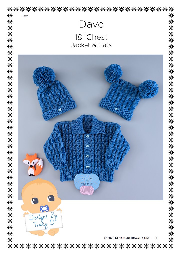 DesignsByTracyD's tweet photo. 😍 146 Dave unisex  - Download 😍 

This knitting pattern is available as a PDF via digital download as well as a posted paper copy.

👉 https://t.co/hhCjj3OdQX

#knitting #crochet #knittingpatterns #babyknitting https://t.co/tnYxvHw1RT