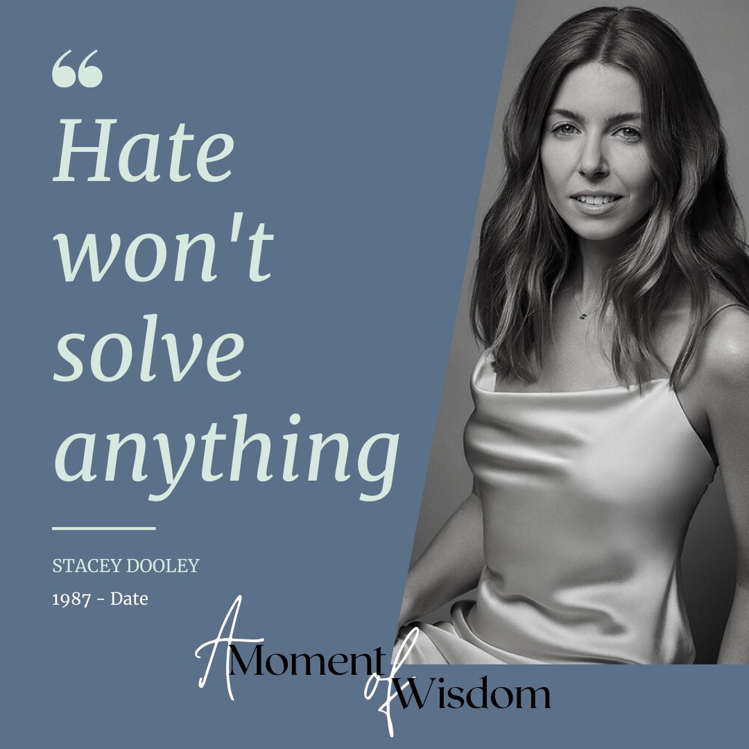 Once you realise that it's only you that it hurts, it's time to let it go.

#StaceyDooley
#NoHateNoMore
#LoveNotHate
#TogetherWeRise
#HateHurtsEveryone
#BuildBridgesNotWalls
#ChooseKindness
#PeaceOverHate
#HopeNotHate
#UnityNotDivision
#HealingOverHate