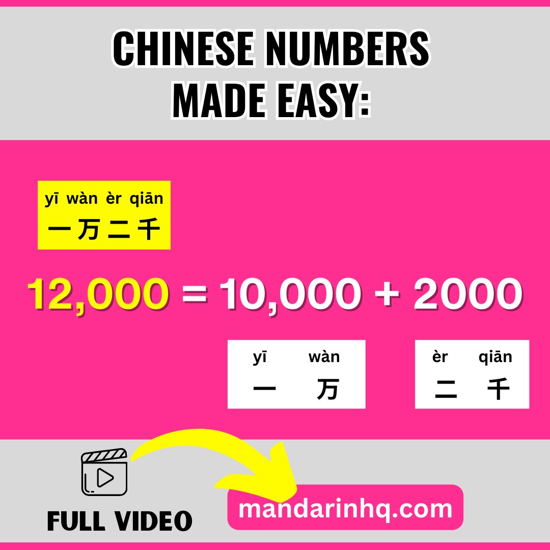 MandarinHQ's tweet photo. Chinese Numbers Made Easy: Hear & Understand Like a Pro! 👉FULL VIDEO👉https://t.co/9XnkyqLg7q
.
#learnnumbersinchinese #chinesenumbers #masterchinesenumbers #learnchinesenumbers #bigchinesenumbers #numbersinMandarin #learnchinese #mandarinhq #chinesewithmandarinhq https://t.co/vDuZxcKPVz