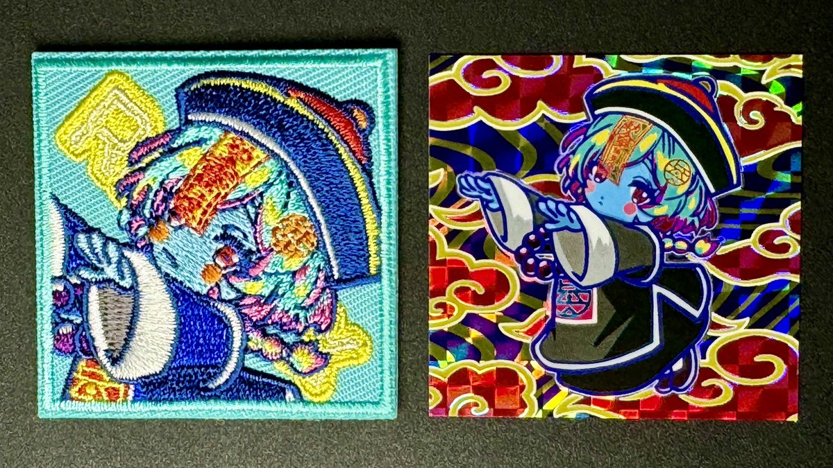 long_seal's tweet photo. Ramさん@RamRamRam15から
「48mm刺繍シール」をいただきました

Ramさんの人気作品「キョンちゃん」の刺繍Ver.という贅沢な一品

糸だからこその髪や服のリアルさ、刺繍ならではの立体感が味わい深く、もとの絵柄の配色がさらに際立ってオシャレ感が増しています
48mm刺繍シールなんてステキですね‼︎ https://t.co/GF8TmWEeG2