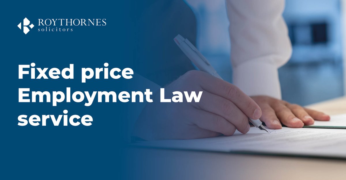 An annual fee that includes direct access to the Roythornes' #Employment team to answer your daily questions whenever they arise, a health check of your HR documents and policies (ensuring you are set up correctly from day one) & more. ➡️ ow.ly/6l1b50PaBVX