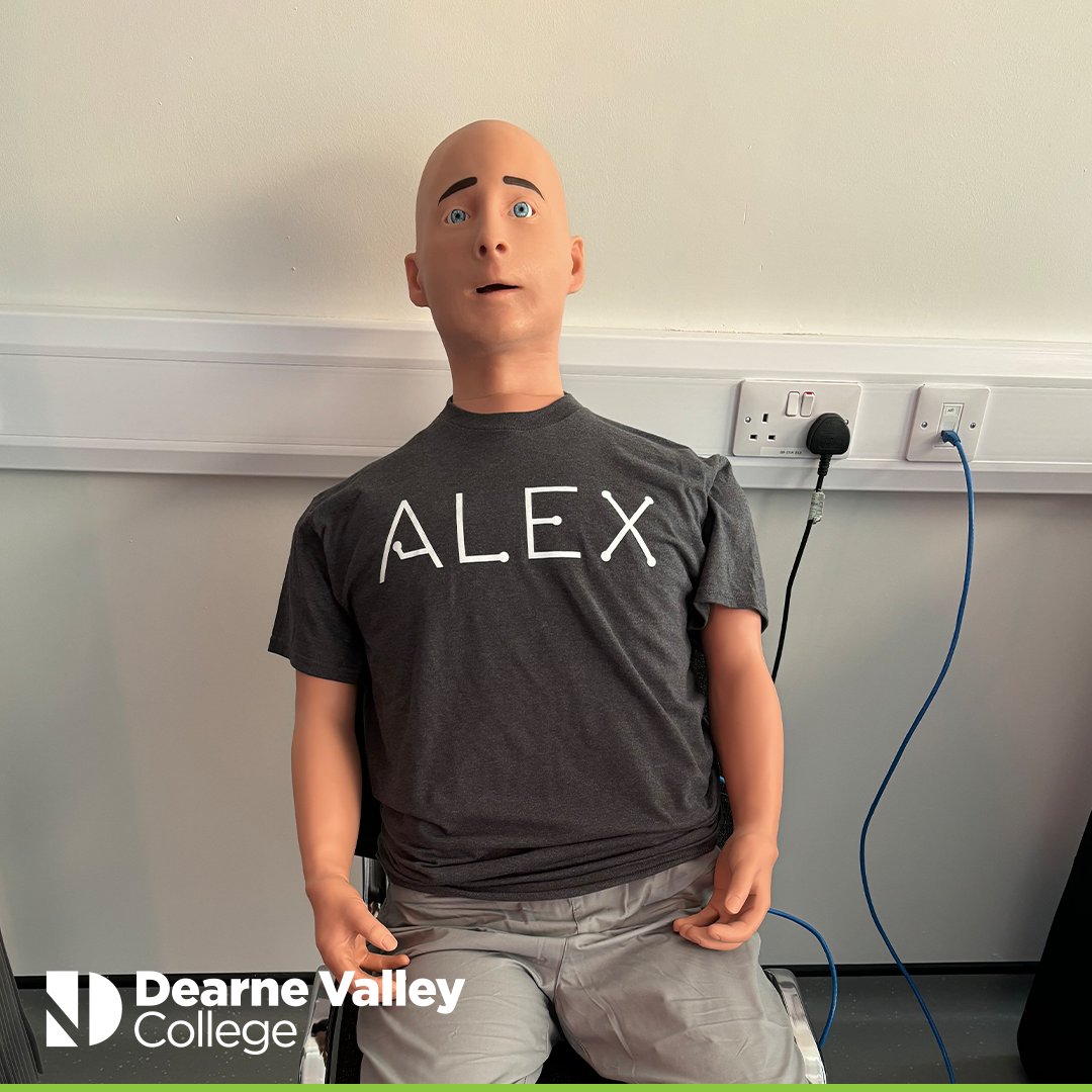 DVCollege's tweet photo. Meet Alex, the AI Robot 🤖
A Manikin Smart Simulator brings hands-on learning to life within our fantastic new health suite, to be used by our Higher Technical Qualification learners 🩺
https://t.co/aj2qiWvymI
#htqs #Ai #Robot #Health #SkillsForLife #college #HigherEducation https://t.co/nj2ioKGGN8