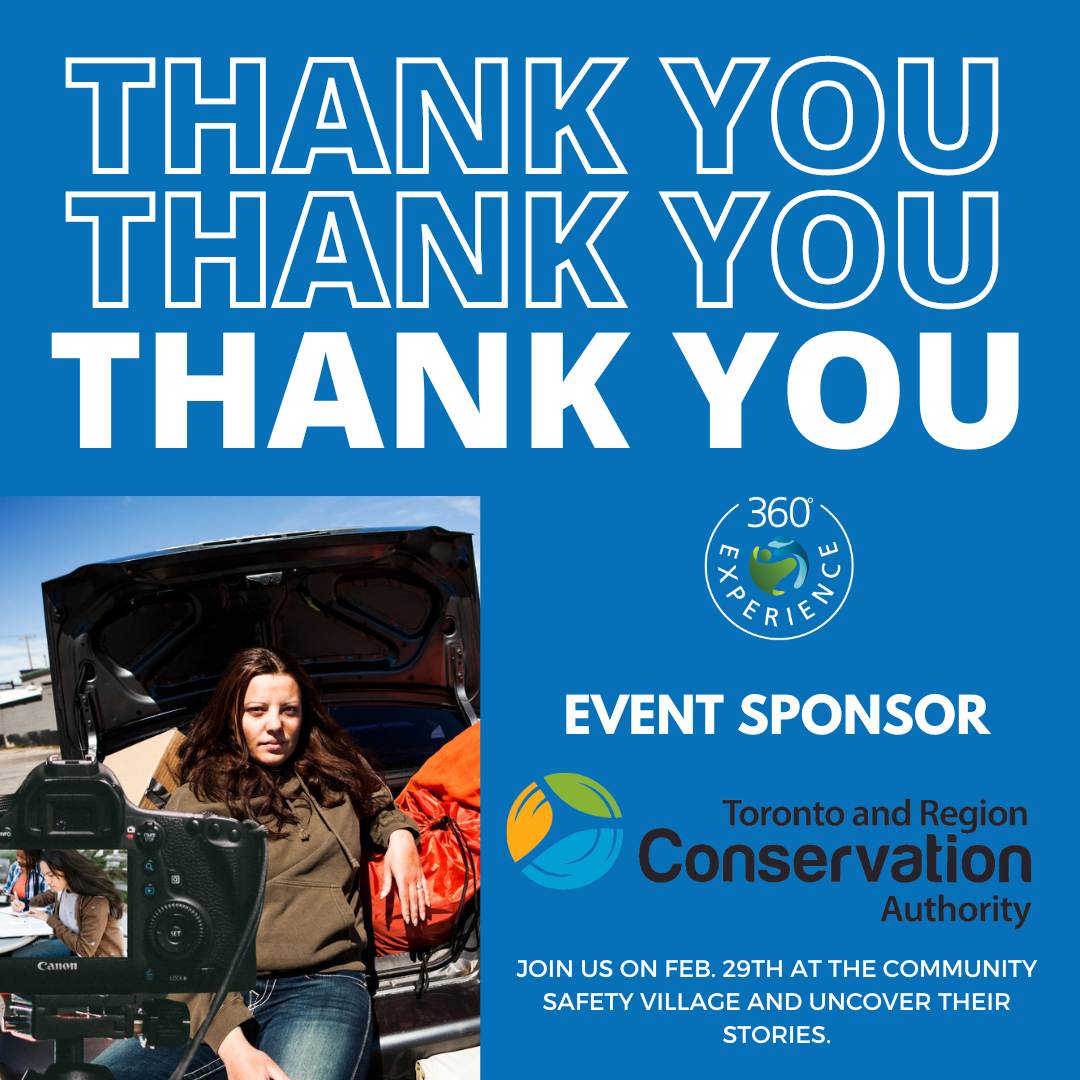 Thank you @TRCA Parks for your amazing enthusiasm and support of our 360°Experience event on Feb 29th! Together we are making a difference.⁠ Register at: secure.e2rm.com/p2p/event/3835… ⁠ #socialgood #givingback #dogood #makeadifference #360Experience24 #endyouthhomelessness