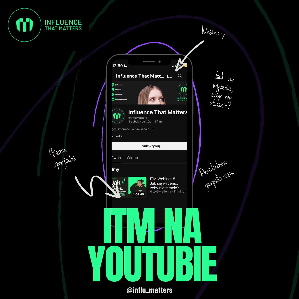 influmatters's tweet photo. Od dziś na naszym kanale znajdziecie poprzednie webinary oraz będą tam pojawiać się wszystkie nowe nagrania! Zapraszamy do subskrypcji! 🚀
Link w komentarzu! https://t.co/bQxErcpT6b