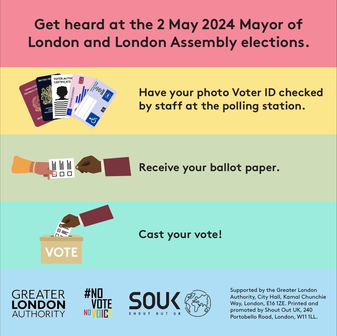 Do you know what to expect at the polling station on 2nd of May? You will be asked for your photo #VoterID before you’re given your ballot paper. Your identity can be checked in private, if need be. Check the list of accepted ID at buff.ly/2O25tag #NoVoteNoVoice