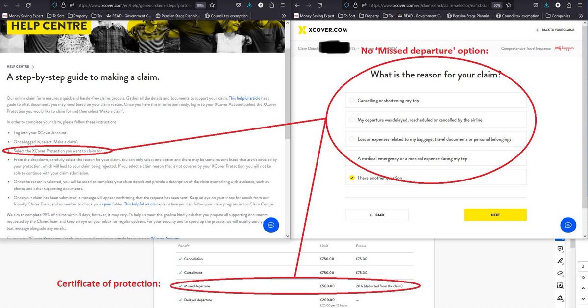 mrsclaudiarose's tweet photo. @finhealthify @EaseMyTrip @nishantpitti @ppitti @cover_genius Why do you companies partner with fraudulent businesses? Their claims platform has errors preventing you from making a claim. They are not interested in resolving the issue in order for you to make your claim. 
No missed departure option on claims site (for which I’m covered) https://t.co/1bkSExu2TF