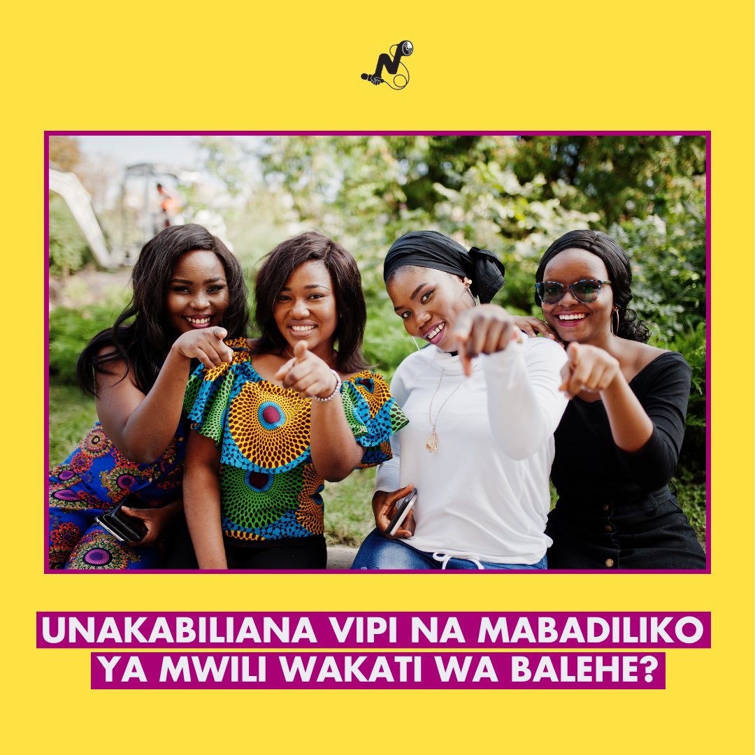 Unakabiliana vipi na mabadiliko ya mwili wakati wa balehe?