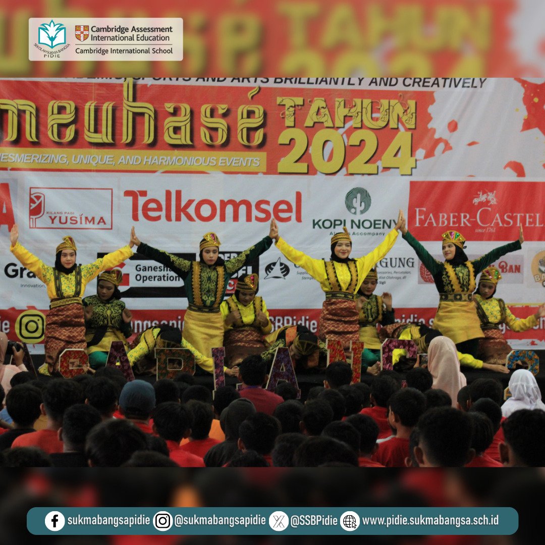Kemeriahan dalam Seremonial Pembukaan Open House Casablanca Sukma Bangsa Pidie tahun 2024.

Dalam opening ceremony ini turut berhadir Kadisdikbud  Kabupaten Pidie mewakili Penjabat Bupati.