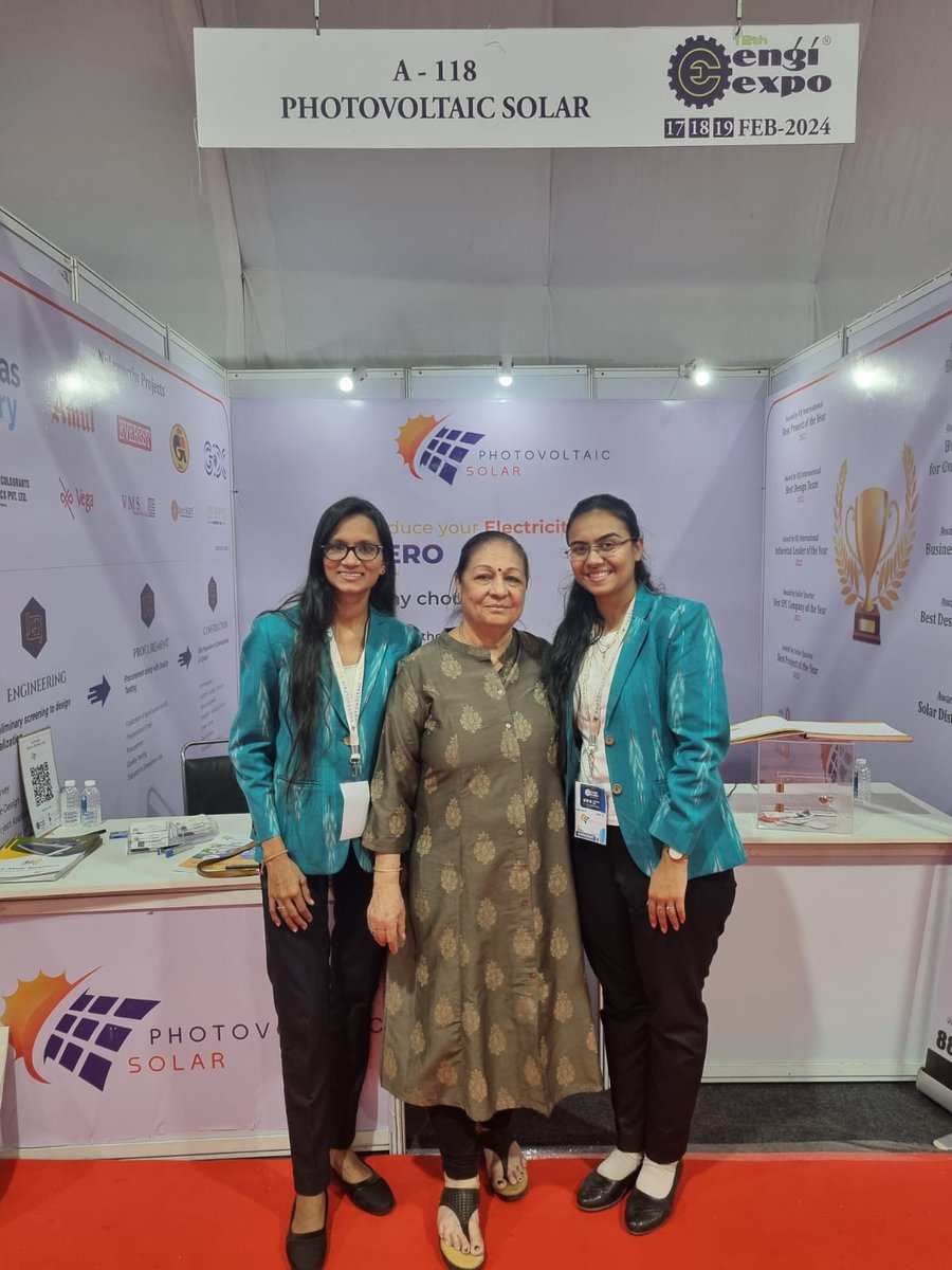 GoPhotovoltaic's tweet photo. What a wonderful experience of Engi Expo 2024!

The three days at the expo were truly a series of pleasant days with a mixture of a lot of hard work. We thank each and every one of you for attending us at the expo. 

Hope to see you again soon! https://t.co/6d6g2PDuhM