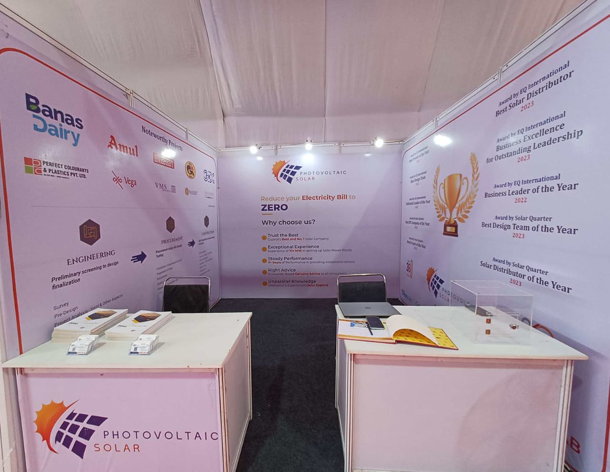 GoPhotovoltaic's tweet photo. What a wonderful experience of Engi Expo 2024!

The three days at the expo were truly a series of pleasant days with a mixture of a lot of hard work. We thank each and every one of you for attending us at the expo. 

Hope to see you again soon! https://t.co/6d6g2PDuhM