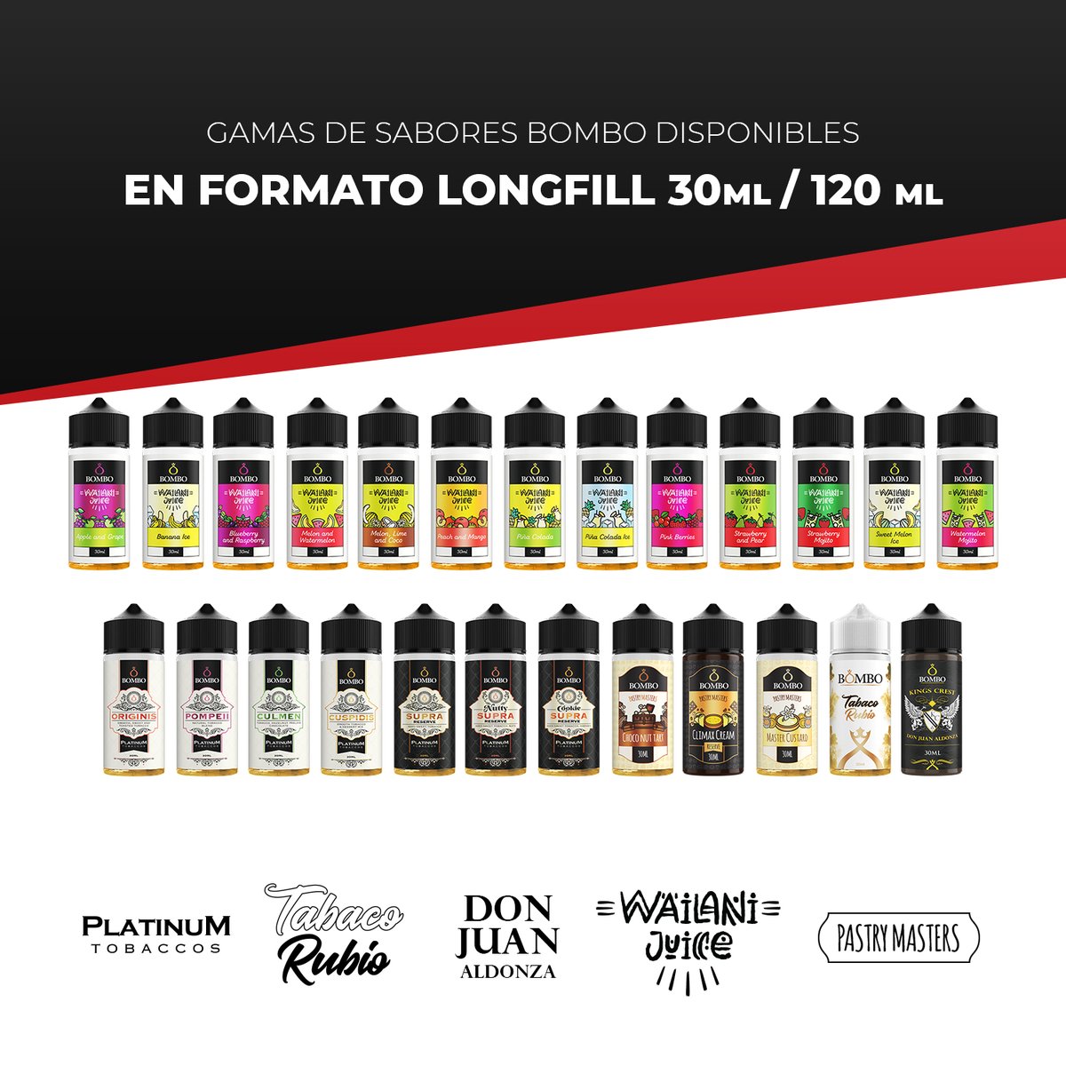 vaperalia's tweet photo. Presentamos los NUEVOS #AROMAS en formato LONGFILL de #Bombo Eliquids. 🚀 

Explora una colección de 25 exquisitos sabores en concentrado de 30ml, presentados en una botella de 120ml. Perfectos para crear tus líquidos de 120ml a 3mg/ml. ¡La calidad y la intensidad que buscas! 💥 https://t.co/rD8sZilsM2