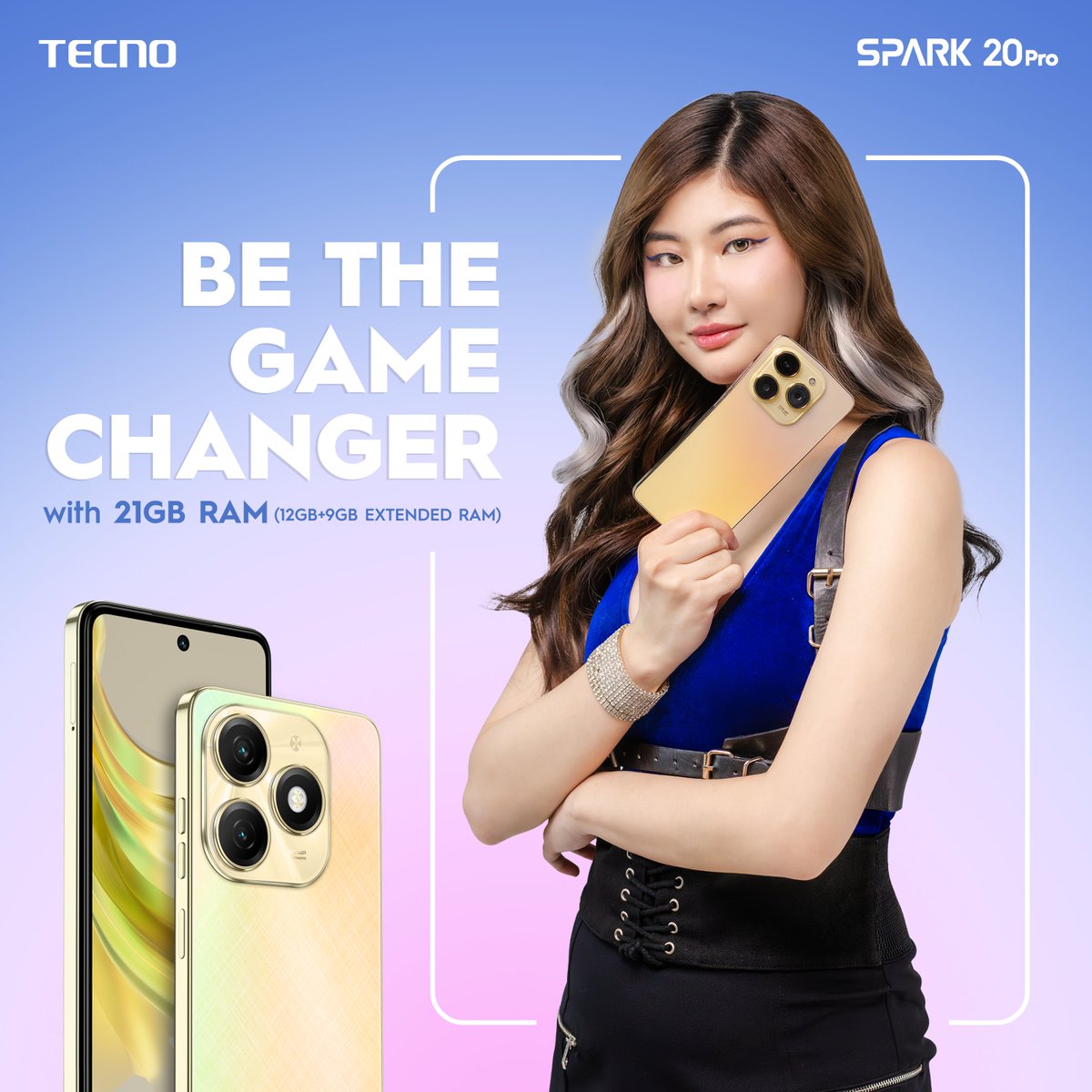 Be the game changer like Yskaela Fujimoto! The #SPARK20Pro's 21GB RAM lets you maximize storage and elevate your gaming experience to new heights. Get yours now for only P8,999! 

Visit our official stores now!

#TECNOSPARK20Series #BeTheGameChanger #TECNOPhilippines