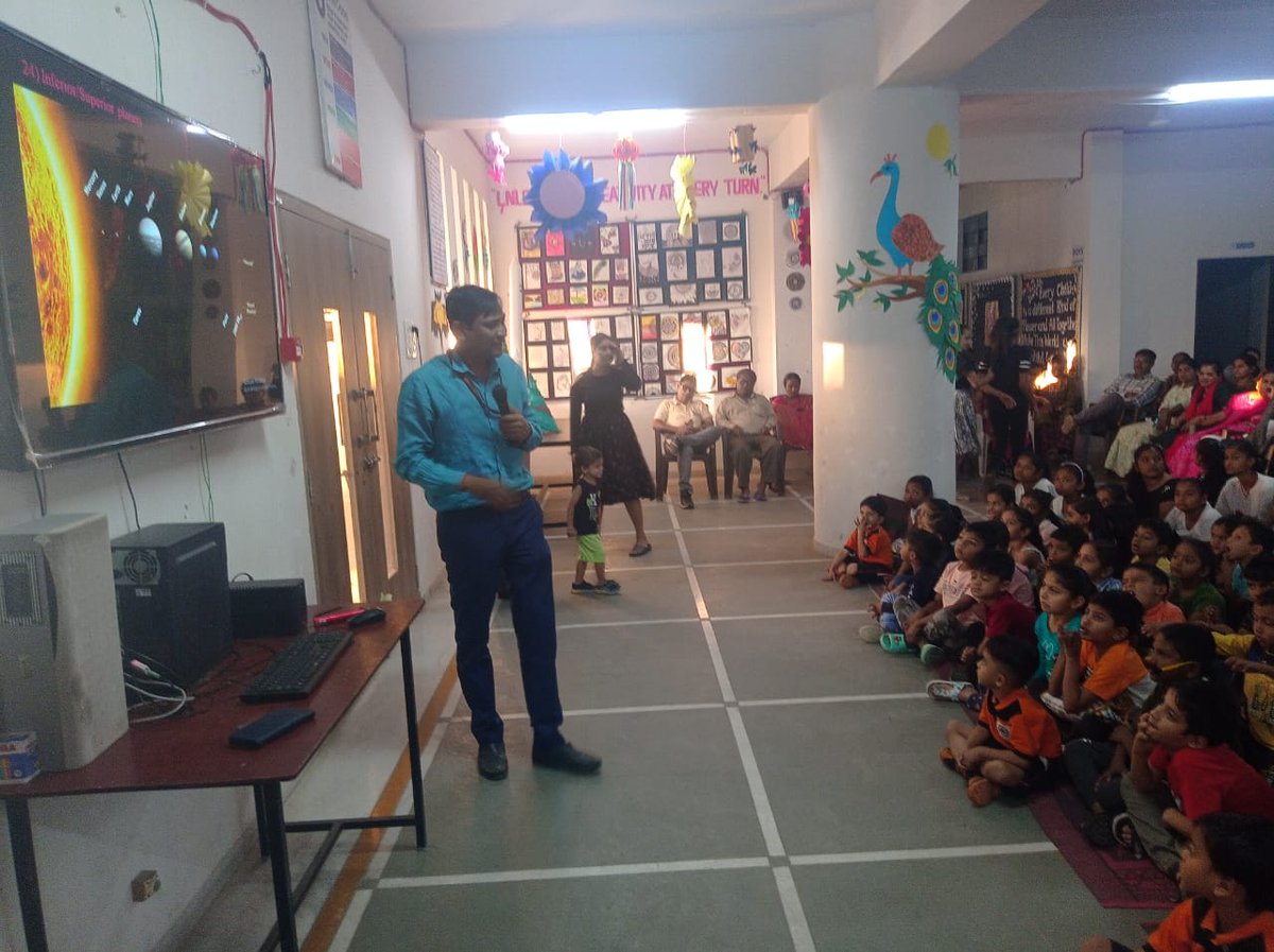ncsmgoi's tweet photo. #Astronomy Awareness Programme and #AstroNight #SkyObservationProgramme was organised by @DSCDharampur, a unit of @ncsmgoi, @MinOfCultureGoI, at Shri Krishna International School, #Kalwada, #Valsad, #Gujarat, on February 20, 2024. https://t.co/xSzOrZjMYt
